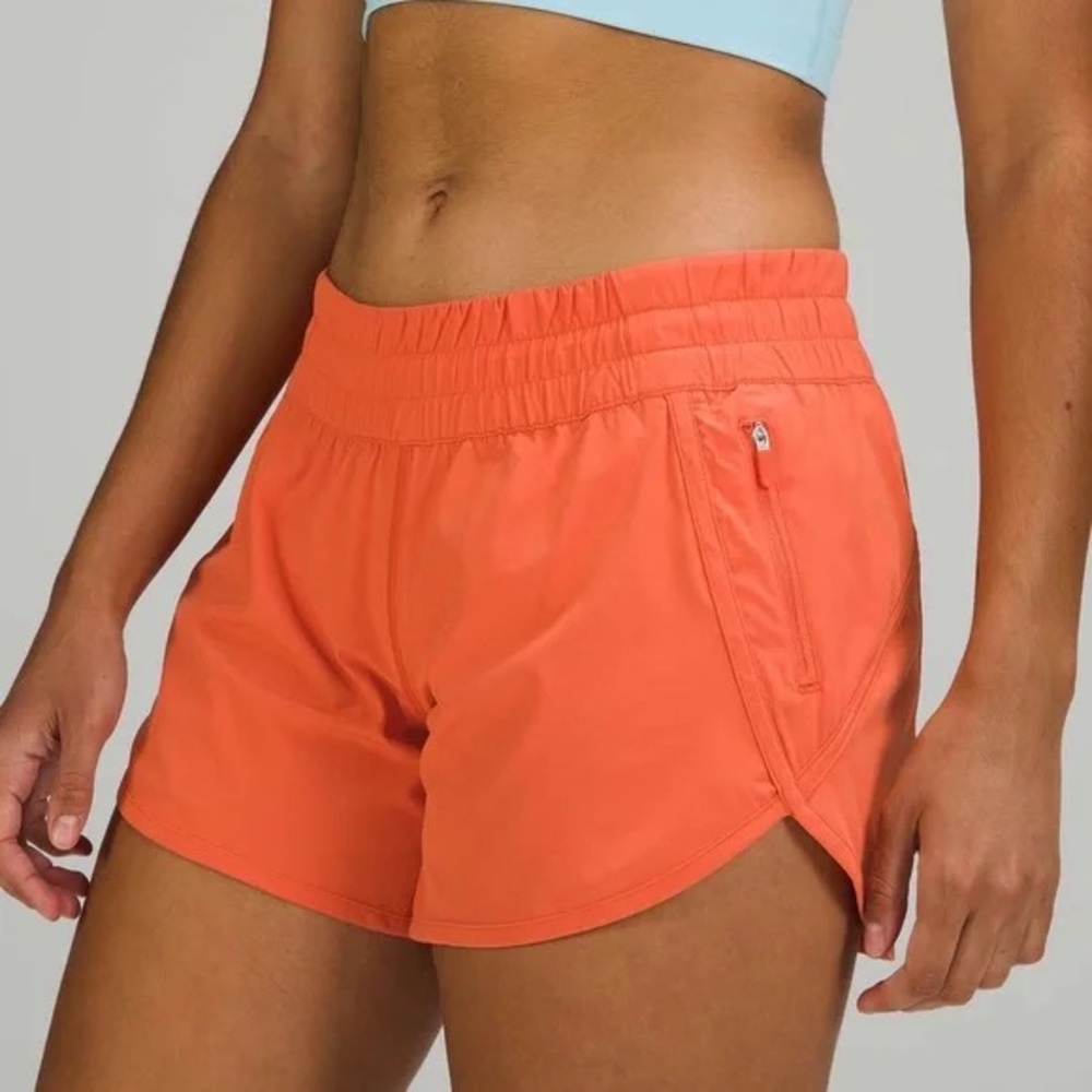 Lululemon Tracker Short in Warm Coral